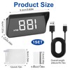 HUD Speedometer Projector Car Heads Up Display with GPS &