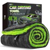 KKV Full-sized Drying Towel, 48x24“ Dual Sided Microfiber Car Cleaning