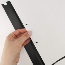 D.RECT Pack of 10 File Folders Cardboard (2 per Colour 5 x 2) | Cardboard File Folder A4 Made of Plastic with Transparent Front Cover | Plastic File Folder Made of PP Film Ideal for Office and School