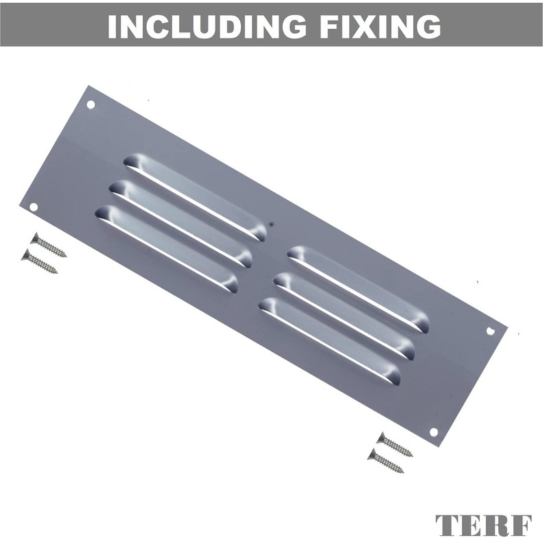 TERF® 9'' X 3'' Aluminium Louvre Air Vents 9'' X