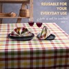 Native Fab Multi Check Cloth Napkins - Set of 12,