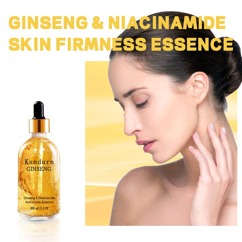 Ginseng Polypeptide Anti-Ageing Essence, Ksndurn Ginseng Anti Wrinkle Serum Anti