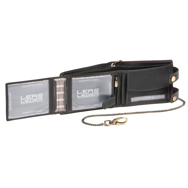 Mens Wallet MC LEAN with chain Biker wallet motorcyclist wallet,