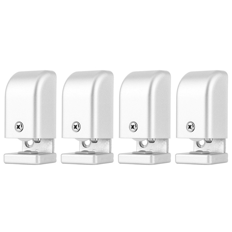 4Pcs Adjustable Sliding Door Stopper Roller Guide Hardware Accessory for