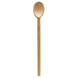 HIC Harold Import Co. HIC Deluxe Heavyweight French Beechwood Spoon, 15.5-Inches, 15.5 Inch, Brown