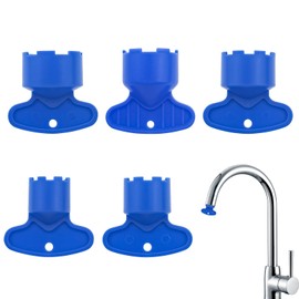 15 PCS Faucet Aerator Key Removal Wrench Tool with 5 Sizes, Recessed Aerator Key Sink Aerator Wrenches, Faucet Aerator Removal Tool for Bathroom Kitchen Sink