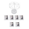 Rotating Photo Display Frame Multifunctional Removable Stable Metal Desktop Photo