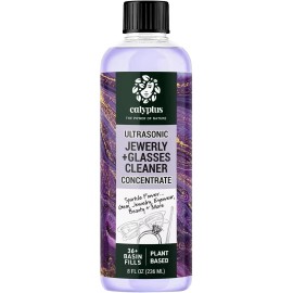 Calyptus Ultrasonic Jewelry Cleaner Solution Concentrate | Professional Power for Use