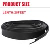 RV Slide Out Seal Black Rubber R854056 1-1/2" Clip in