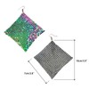 Suyi Trendy Women Earrings Metal Mesh Grid Sequins Tassel Long
