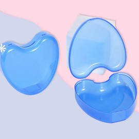 Storage Case of Dentures Orthodontic Box Small Denture Box Mouthguard Cover with Air Hole Dry and Breathable Easy to Carry Dental Case for Retainers