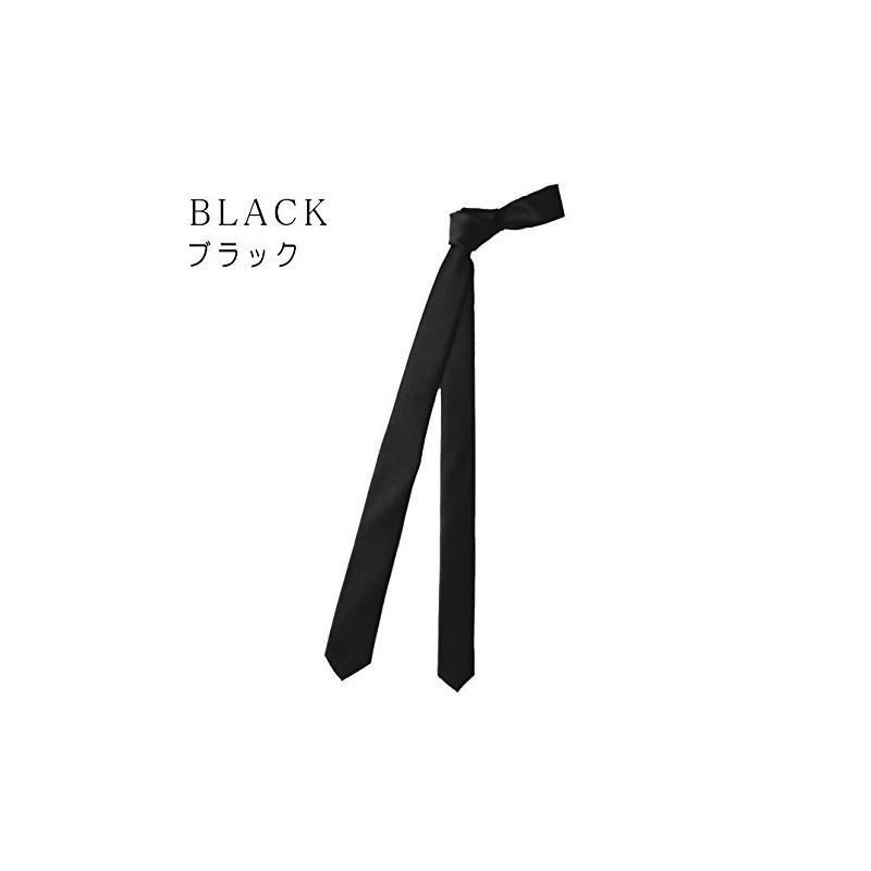 D Plus Arts Modal Thin Narrow Tie, Thin Tie, Solid