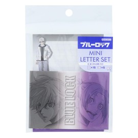 Sunstar Stationery S8907200 Blue Rock Letter Set, Mini, Seijiro Nagi & Reio Mikage