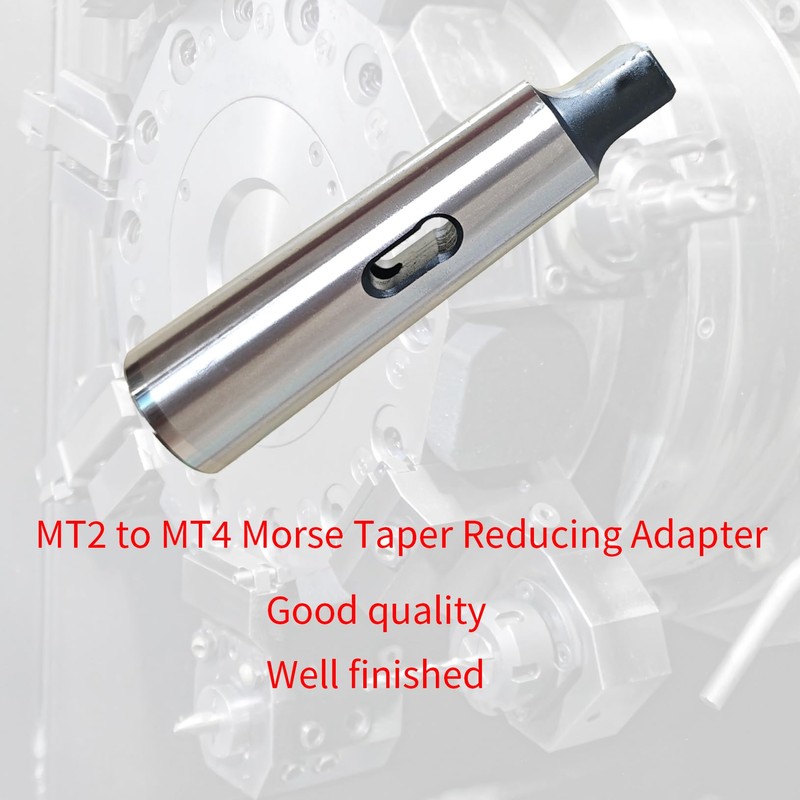 zpldAIAOSI MT2 to MT4 Morse Taper Reducing Adapter, Drill Sleeve,