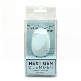 The Crème Shop Next Gen Makeup Sponge - Beauty Sponge For Blending & Foundation Application, Full Coverage, Streak-Free Professional Makeup Tool (Blue)