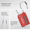 Puroma 2 Pack TSA Approved Luggage Lock, 4 Digit Combination