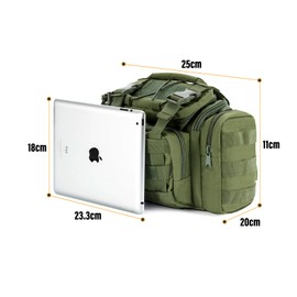 Dr.Fish Carp Sea Fishing Tackle Bag Case Sack Carryall Waist Shoulder Waterproof Black