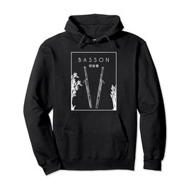 Bassoon Chinese Hanzi Bassoon Instrument Music Bassoonist Pullover Hoodie