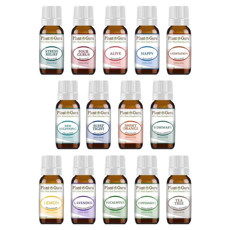 Essential Oil Set 7 Singles & 7 Blends 10 ml