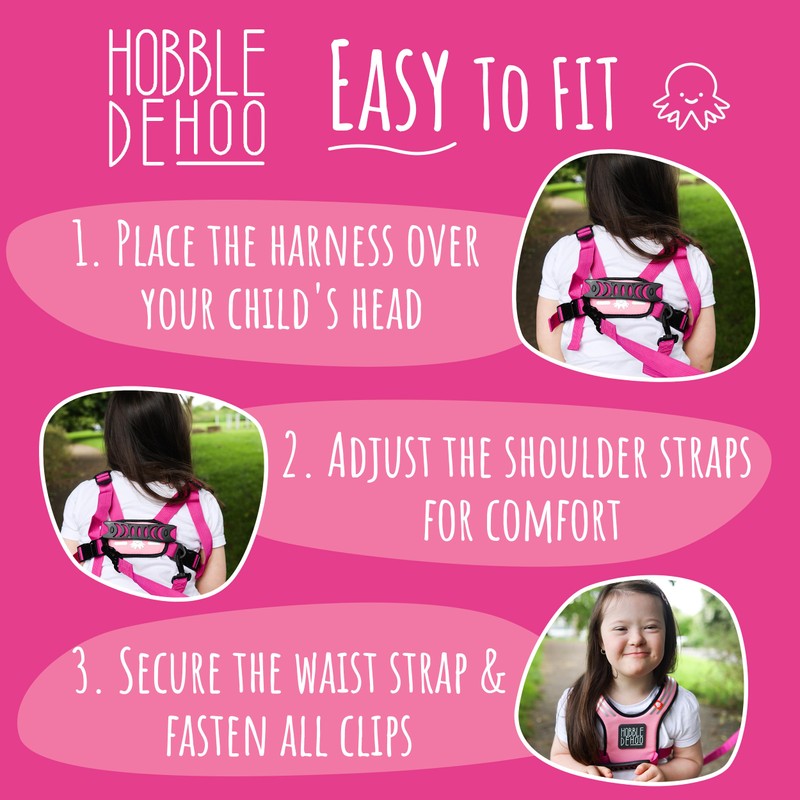 Hobble De Hoo Autism Safety Harness with leash for Kids