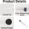 4 Pcs Dental Irrigation Syringe - 12ml Oral Syringes with