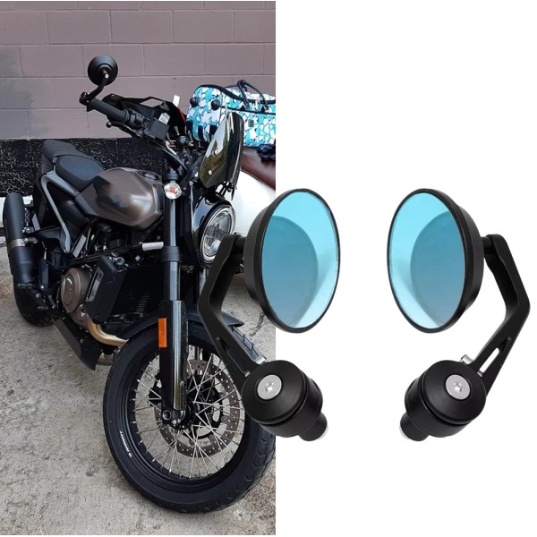 GOODFITMENT Motorcycle 7/8" Handle End Bar Mirrors For Honda Suzuki