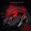 Redragon Mouse Gamer Predator M612 8000 dpi RGB Color Negro