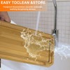Tofu Press,Large Bamboo Tofu Press with Tofu Strainer,Drip Tray and
