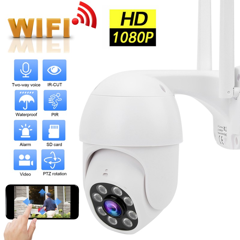 Wireless Camera HD 1080P Infrared Night Vision 2‑Way Voice Intercom