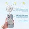 Portable Mini Fan, Creative Suction Cup Install Small Fan with