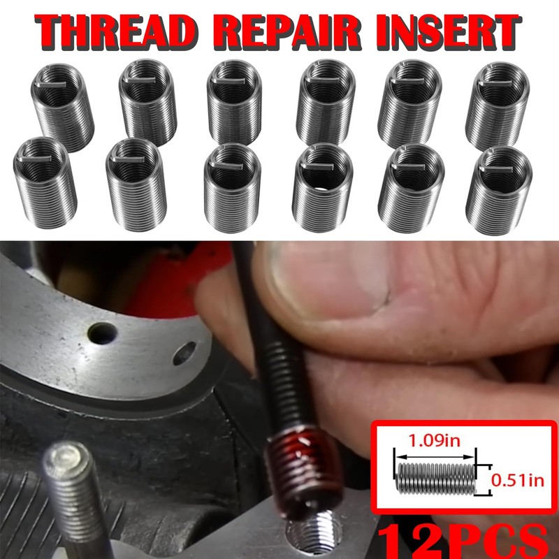 M11 x 1.5 Metric Head Bolt Thread Repair Kit Replaces