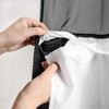 No Hooks Required Waffle Weave Shower Curtain with Snap in