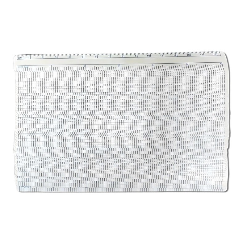 Plastic Wound Measuring Ruler 6 Inch Wound Measuring Guide for