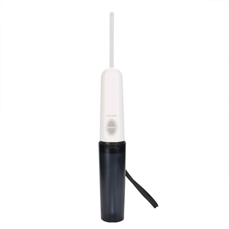 Portable Silicone Bidet Handheld Travel Electric Woman Bidet Sprayer (Black)