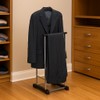 Proman Products Twin Valet with Wooden Hanger Tray & Trouser