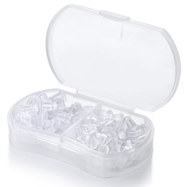Earring Backs,65pcs Soft Clear Silicone Earring Backs Replacement Earrings Hoops,Rubber Earring Backs for Studs