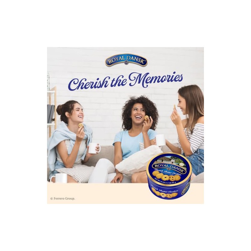 Galletas de mantequilla danesa Royal Dansk, 24 onzas (1.5 LB)