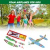 CJBIN Polystyrene Flying Children, 36 Piece Gliding Planes Set, Polystyrene