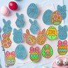 9 Pcs Easter Cookie Cutters Set, 3D Bunny Egg Shape