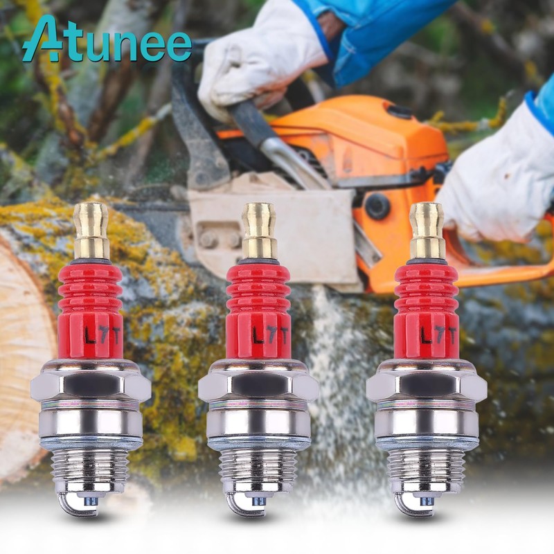 Atunee 3 Pack L7T Spark Plug for 2-Stroke Small Engine