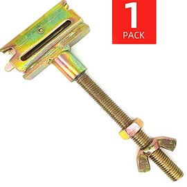 POROHOM 1 Pack E Track Spare Tire Holder Mount for X-Track Tie Down Anchor Points Bolt Hanger Spare Wheel Carrier Etrack Rail System Accessories for Enclosed Trailers, Flatbed, Trucks, Semis, Garages