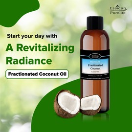 Fractionated Coconut Oil - Fractionated Coconut Carrier Oil for Essential Oil, Coconut Oil for Skin, Hair Growth & Lip Gloss Use, Coconut Oil for Hair - Carrier Oil for Essential Oils Mixing - 100ml