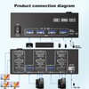 2HDMI+Displayport KVM Switch 3 Monitors 2 Computers 8K@60Hz 4K@144Hz,KVM Swtiches
