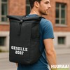 Huuraa Kurierrucksack Geselle 2027 Ausbildung Geschenk 30-44 Liter Black Melange