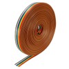 Sourcingmap Flat Ribbon Cable 10P Rainbow IDC Wire 1.27mm Pitch
