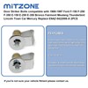 MITZONE Door Striker Bolts compatible with 1980-1997 Ford F-150 F-250