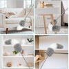 Microfiber Feather Dusters for Cleaning, Duster with 100 inch Extension