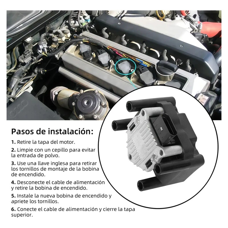 Bobina De Encendido Para Golf A4 Jetta A4 A6 Beetle