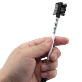 Coufce 2PCS Dog Tear Stain Remover Comb, Double-Head Dog Eye Brush Cleaning Grooming Tool for Small Dogs and Cats,White