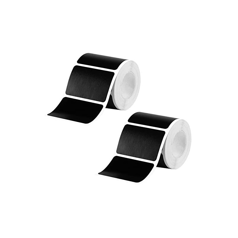 Tiardey 2 Volumes Rectangle Chalkboard Labels,Waterproof Reusable Blackboard Stickers Kit